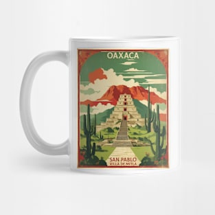 San Pablo Villa de Mitla Oaxaca Mexico Vintage Tourism Travel Mug